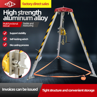 Trépied de sauvetage en aluminium avec structure à support triangulaire