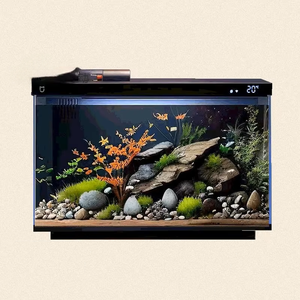Grande Decorazione Moderna e Lussuosa per Acquario, Montagna con Pietre e Resina, Paesaggio Acquatico Artificiale per Grandi Vasche - Product Image 2