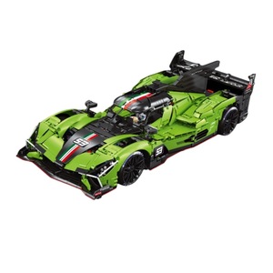 Yiqi Y18081 Lamborghini SC63 <b>Building</b> <b>Block</b> Car Model 800+ Pieces Educational Toy for Teens 7-14 Years Old - Product Image 1