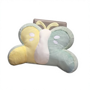 Plush Cushion PP Cotton Filling Soft Cover Waist Support <b>Pillow</b> for Bedside Dormitory Mobile Phone <b>Reading</b> - Product Image 5