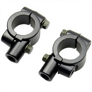 Support de fixation de rétroviseur de moto 8mm 10mm en aluminium, pièce de rechange pour base de rétroviseur avant - Product Image 2