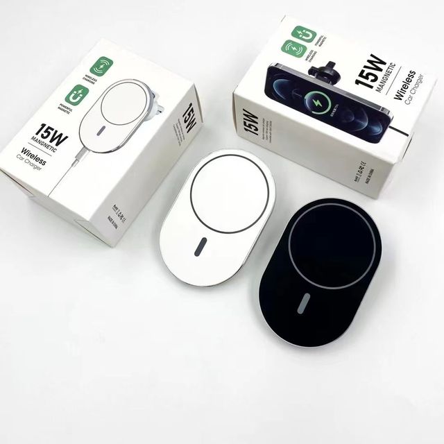 15W Strong Magnetic Car Charger Holder Fast Wireless Charging for Phone in Vehicle