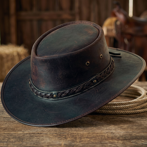Sombreros de Vaquero a Rayas 100% Lana, Elegantes, Hechos a Mano, Duraderos, Multiusos, para Viajes, Deportes y Uso Casual - Product Image 2