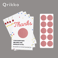 Kit de cartes à gratter interactives avec autocollants assortis Créez vos propres chefs-d 'œuvre