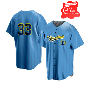 Pabrik Cina kaus Jersey rajutan wanita merah muda dan biru perempuan kemeja bisbol Jersey berpori dewasa kustom Orang - Product Image 6