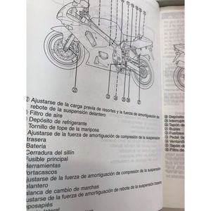 Manuale di utilizzo e guida all'assistenza tecnica per il proprietario della Suzuki Gsx R600 - Product Image 5