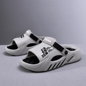 Heren Diasandalen Voor Tweeërlei Gebruik, Verstelbare Riem, Ergonomisch Ontwerp, Lichtgewicht Eva, Voor Strand En Thuis - Product Image 4