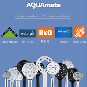 2024 dernière conception en gros de haute qualité en laiton massif tuyau de douche 8 pouces carré bras de douche de luxe pour pommeau de douche supérieur Aquamate - Product Image 6