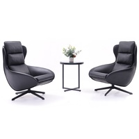 Neues Produkt Rundes Kleines Heimbüro mit Couch Executive-Sofa-Set Kunstleder Bürosofas