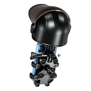 Kewig phụ kiện xe máy mới Xe đạp điện điện thoại núi chủ với dù để che nắng và Visor hat - Product Image 3