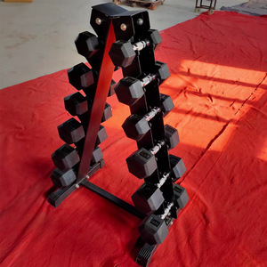 <b>Dumbbell</b> Rack Steel 5 Pair Heavy Duty Home Gym Fitness Equipment Storage <b>Stand</b> - Product Image 2