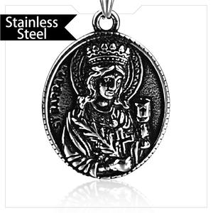 Klasik Kutsal Barbara Kadehi Titanyum Çelik Kolye Erkek Paslanmaz Çelik Kolye - Product Image 1