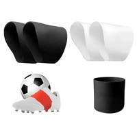 Chaussures de football antidérapantes et imperméables à haute adhérence avec sangle de fixation en silicone, accessoires sportifs personnalisés OEM/ODM de marque privée pour usine