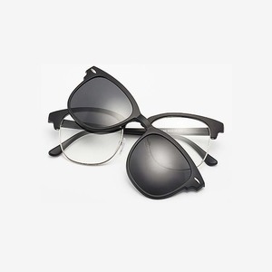 Kính Mắt Sunway Tùy Chỉnh 5 Trong 1 Clip Trên Kính Râm Từ Tính Khung Đêm Tầm Nhìn Lái Xe Kính Râm Chống Lóa - Product Image 1