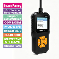 Escáner de Automóviles V318 Transfronterizo, Detector OBD II Multifunción y Multilingüe, Instrumento de Diagnóstico de Fallas