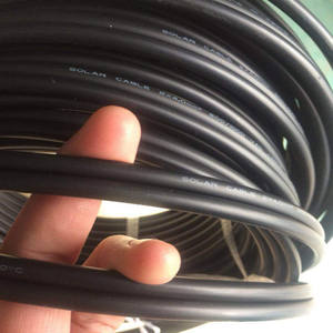 二芯錫メッキ銅太陽光ケーブル 2x4 mm 2x6 mm PV DCケーブル用 H1Z2Z2-K IP65定格 - Product Image 4