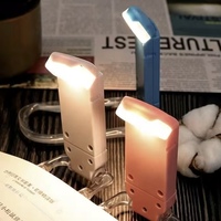 Lampe de lecture LED rechargeable USB TAIKOO à clipser, protection oculaire, portable, à économie d'énergie, en plusieurs couleurs