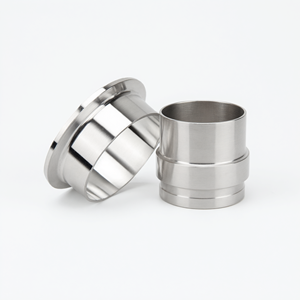 Raccord hygiénique en acier inoxydable 304 à trois colliers pour équipement industriel - Product Image 1