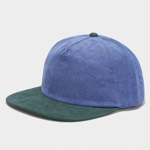Casquette de baseball unisexe adulte à 5 panneaux, visière plate, avec logo personnalisé en relief, broderie 3D, 100 % polyester, fermeture snapback, vente en gros - Product Image 4