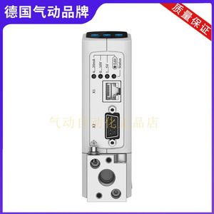 วาล์วควบคุมการไหลแบบสัดส่วน Festo รุ่น VEMD-L-6-60-100-200-D9 ขนาด 1/2 นิ้ว สำหรับระบบนิวเมติกอุตสาหกรรมอัตโนมัติ - Product Image 1
