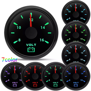 Compteur de vitesse GPS pour bateau 85 mm 160 MPH/<span class=keywords><strong>H</strong></span> & Tachymètre 7000 tr/min & Indicateur de carburant/huile/température/voltage 52 mm - Product Image 6
