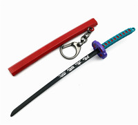 Porte-clés de Cosplay, accessoires thème Anime japonais, démon Slayer, Kimetsu no Yaiba, modèle d'arme, jouet Anime, cadeaux, livraison directe, 15CM