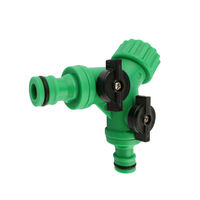 Répartiteur d'eau en Y en plastique, déviateur d'irrigation écologique, outils de jardin, raccord rapide, connecteur multi-prises pour serre