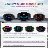 2025 Neues Modell Digital Racing Gauge OBD2 HUD Heads up Display P24 Autozubehör mit 13 Sprach systemen und sanfter Reaktion