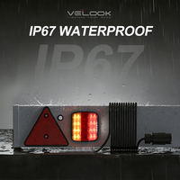 Panneau d'éclairage LED pour remorque VELOOK, homologué ECE, 12V 24V, feux arrière LED pour remorque