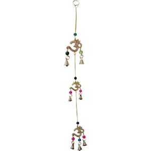 PARIJAT Artisanat Carillons éoliens en métal Intérieur et extérieur Maison Balcon Décoration de jardin Matériau aluminium et fer - Product Image 1