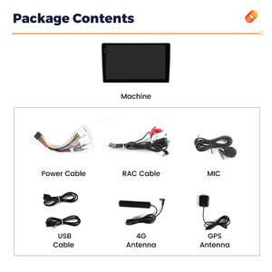 MEKEDE Android Multimédia Voiture <span class=keywords><strong>Musique</strong></span> Radio Lecteur GPS Navigation Écran Tactile 8core 6 + 128GB pour Toyota Universel - Product Image 3