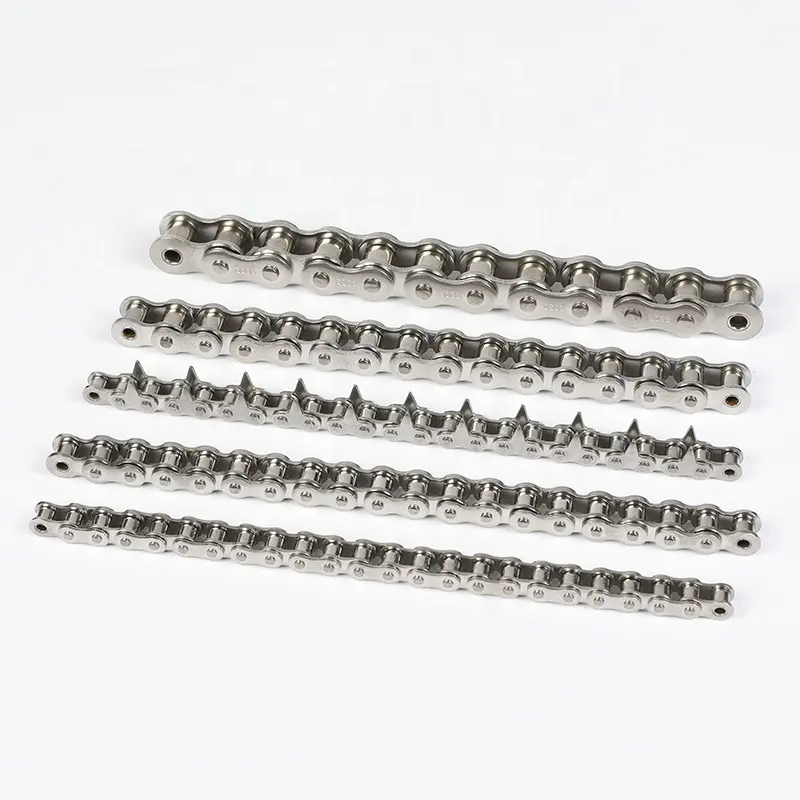 Factory Manufacture 08ASS-1 Stainless Steel Roller Chain Hangzhou Roller Drive Chain Transmission Roller Chain for Sale