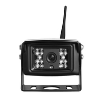 Kit de caméra de recul sans fil AHD 4 canaux 10 pouces 12-24V 720P HD vision nocturne pour semi-remorque tracteur moniteur de stationnement