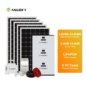 Sistema de Almacenamiento de Energía Doméstico Apilable Asgoft, Estación de Energía Portátil de 2.4KW 5kWh, Sistema de Almacenamiento de Energía Todo en Uno (Stock en la UE) - Product Image 6