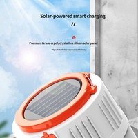 Lanterne solaire LED personnalisée pour le camping, avec télécommande, activée par le son, lampe de tente, lampe de marché nocturne en plein air