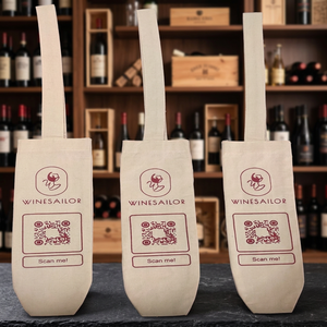 Bolsa de Mano de Lona de Algodón Reciclado Ecológica, Bolsa de Compras de Gran Capacidad, Solución de Regalo Promocional con Marca Personalizada - Product Image 2