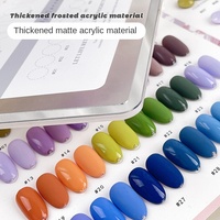 Pince à ongles carte de couleur Nail Art nuancier tableau d'affichage vernis à ongles colle graphique échantillon présentoir matériel acrylique