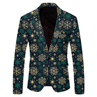 Veste de costume blazer pour homme, élégante, pour soirée, bal, mariage, smoking, coupe ajustée, décontractée, avec revers crantés, haut de gamme