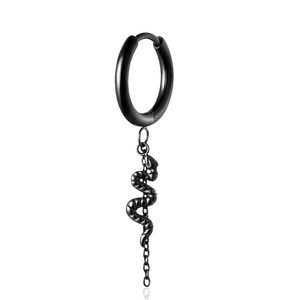 Boucle d'oreille créole <span class=keywords><strong>spirale</strong></span> en titane G23, à segment articulé, pour <span class=keywords><strong>piercing</strong></span> hélix et cartilage, bijou de <span class=keywords><strong>piercing</strong></span> corporel hypoallergénique - Product Image 2