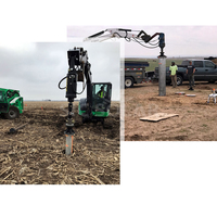 Pilote de pile Marteau à pile Poteau de vis au sol solaire Installer des appareils de forage Pilote de pile