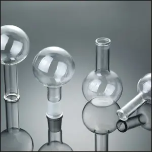 Laboratório químico Long neck 200ml 100ml 50ml de prótese cônica de vidro de ebulição flask