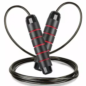 Heavy Weighted Speed Jump Rope Load Bearing Adjustable Jump Ropes Foam Handle Steel Wire Rope For Home Gym Fitness