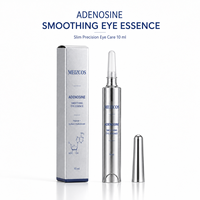 Sérum pour les yeux à l'adénosine et aux peptides de 10 ml avec hyaluronate de sodium, essence hydratante légère dans un emballage stylo applicateur de précision