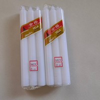 Bougie domestique en cire de paraffine, sans goutte, à combustion longue durée, pour la prière et les usages religieux, destinée aux marchés du Togo et du Bénin