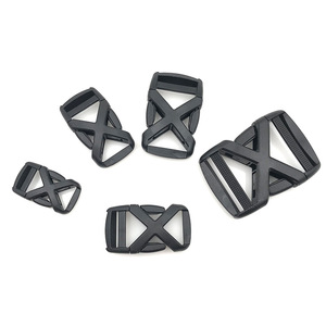 Hebilla de Plástico en Forma de X para Mochila, Diseño Hueco, Accesorios Ajustables para Bolsos, Primavera 2024 - Product Image 2