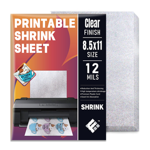 Grande arte Charm stampa adesivi in PVC per bambini scatola che restringe borse per gioielli bottiglie di pellicola cuocere fogli termoretraibili in plastica - Product Image 3