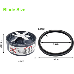 Lưỡi Máy Xay Vắt Màu Xám Cho Máy Xay Viên Đạn Nutri 900W 600W - Product Image 2