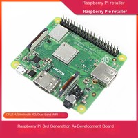 Carte de développement Raspberry Pi 4B type A+ avec système d'exploitation Linux et kit convertisseur DC/DC non isolé