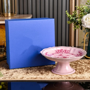Plato para Frutas de Porcelana Clásico Retro Estilo Italiano con Base Alta, Ecológico y Personalizable para Bodas y Fiestas - Product Image 6