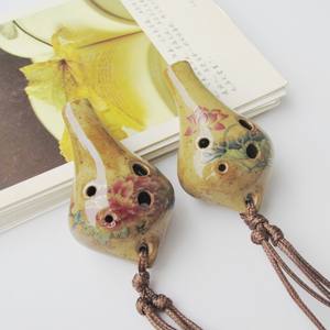 1 Pieza, <span class=keywords><strong>Ocarina</strong></span> Pequeña de 6 Orificios, Flauta, Instrumento para Principiantes, Recuerdo Turístico, Accesorios para Instrumentos, Colgante, Material Artístico para Estudiantes - Product Image 2